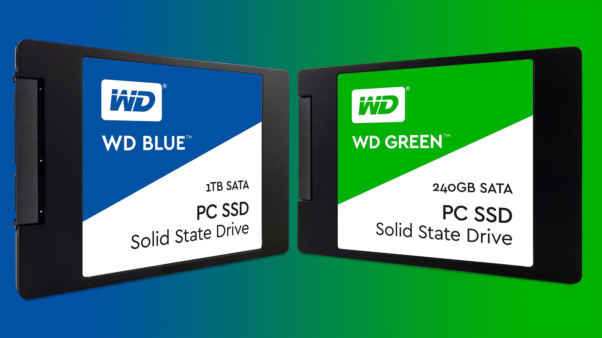 What is green vs blue drive?